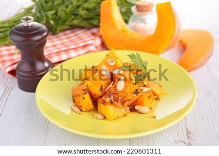 grilled pumpkin