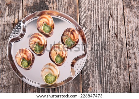 bourgogne snail, french gastronomy