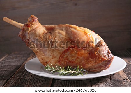 roast lamb leg