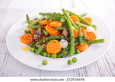 plate of vegetable