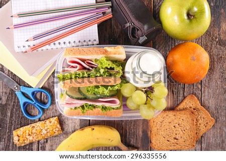 sandwich school lunch