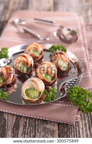 french gastronomy,snail