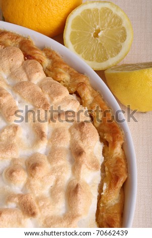 tart, lemon meringue