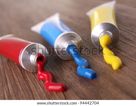 tubes of paint