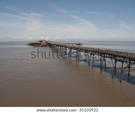 The Old Birnbeck Pier of Weston Super Mare, Somerset.  this pier has been left and neglected over the years.  In 2008 it was purchased by new owners who have plans to revive it....watch this space !!