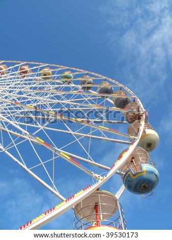 the ferris wheel on Blackpool Central Pier