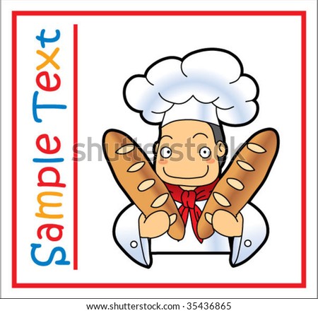 bakery chef clipart