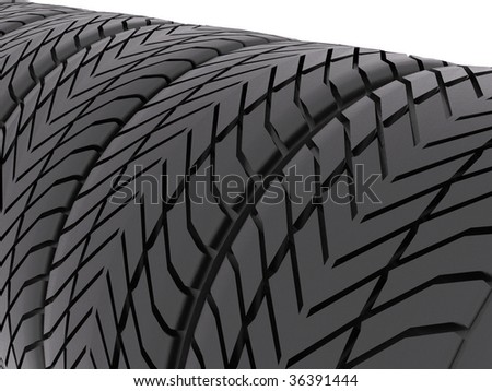 row of tires