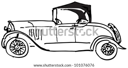 Vintage Car Illustration