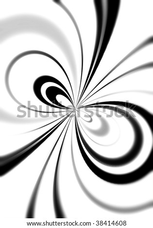 Abstract, bright, vivid black and white background