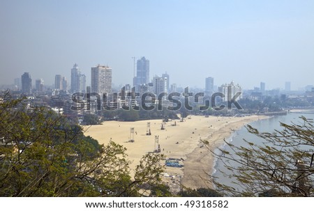 skyline of mumbai