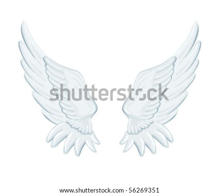 vector angel wings