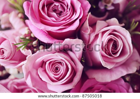 Rose Posy Wedding Bouquet