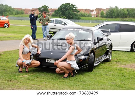  ENGLAND MAY 24 Source Promo Girls with Veilside Toyota