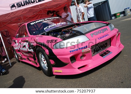 11 Pink Nissan Drift Car