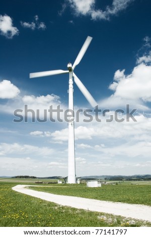 Path to the Wind Turbine