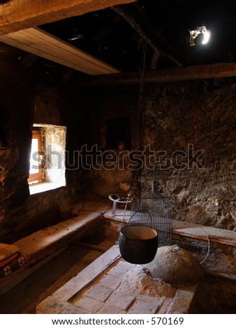 old house, interior