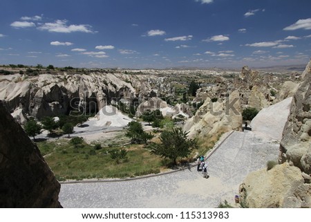 Cappadocia is a region of exceptional natural wonders in Nevsehir Province, Turkey