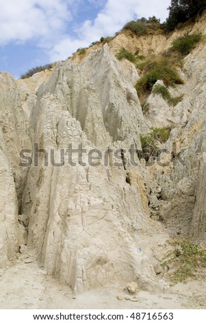 Eroded Clay Formations, Zakynthos Island - summer holiday destination in Greece