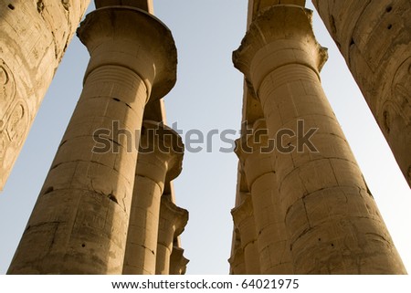 Temple at Karnak, dedicated to Amun-Ra, Egypt