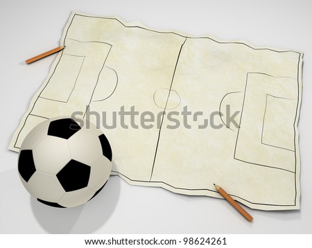 Football Field Sketch