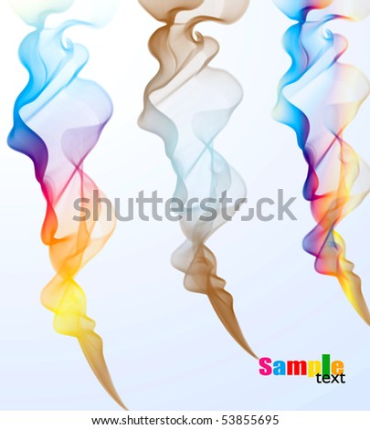 Color smoke background