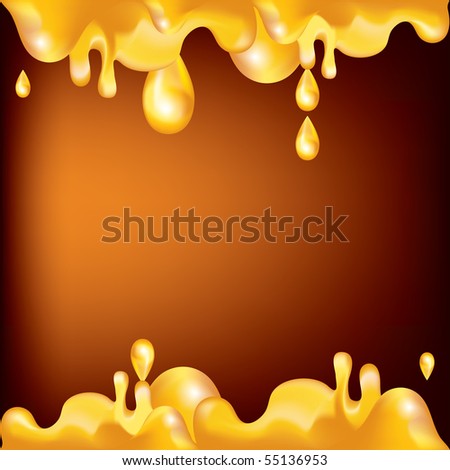 Honey liquid substance background