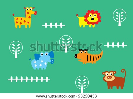 pics of cute animals. stock vector : cute animals