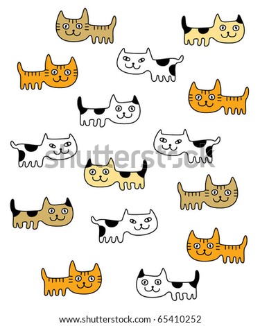 stock vector : cute kitten cute kitten wallpaper. stock vector : cute kitten