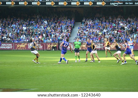 Editorial, Australian rules football Western bulldogs versus Richmond