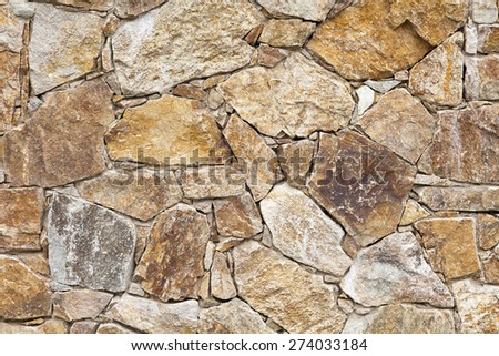 Background made of natural broken sand stone parts