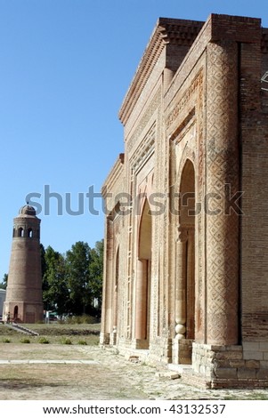 islamic tower and shrine