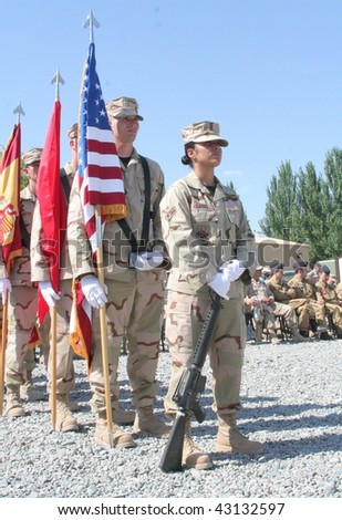 KYRGYZ REPUBLIC- JUNE 2: US army confirms the Manas airbase has been granted permission to continue to supply troops in Afghanistan on June 2 2008 in the Kyrgyz Republic.