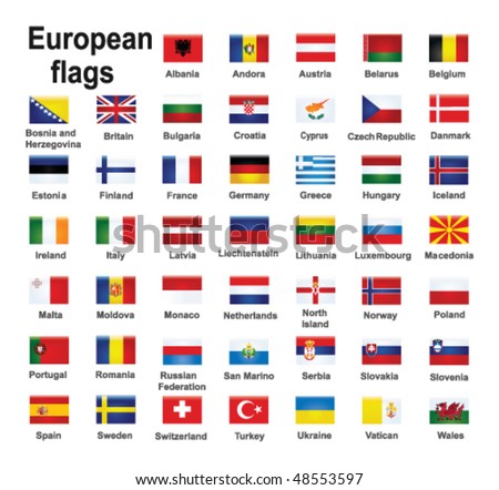 europe countries flags