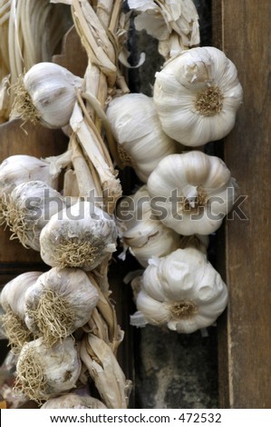 Hanging Garlic