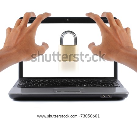 padlock laptop