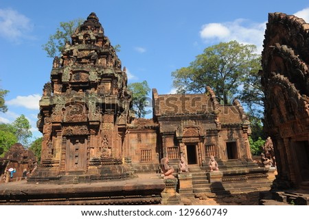 Banteay Srey temple, Angkor area, Siem Reap, Cambodia