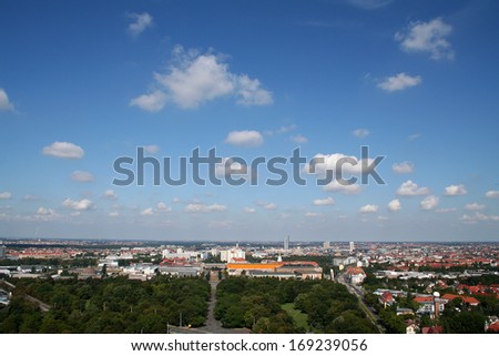 Leipzig, Look from Monument to the Battle of the Nations