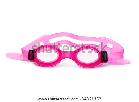 Pink Swimming Goggles