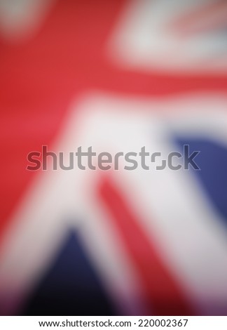Abstract Image of Union Jack Flag
