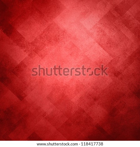 Abstract Red Background Image Pattern Design On Old Vintage Grunge Background Texture, Red Paper Diagonal Block Pattern With Geometric Shapes And Line Design Elements, Soft Luxury Christmas Background