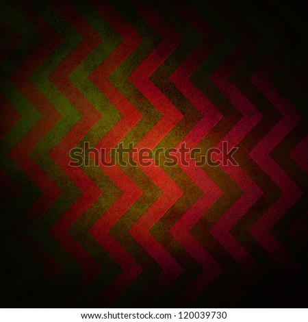 abstract chevron background zigzag pattern stripe lines in red green background on vintage grunge background texture canvas; old worn antique abstract background black border for web design banner