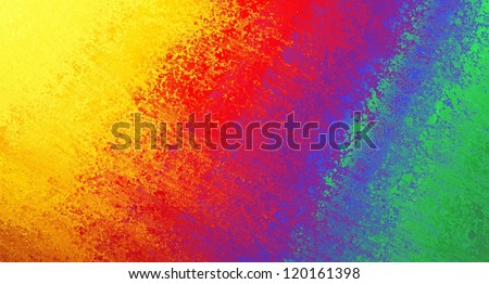 abstract colorful background, rainbow colors of yellow red orange blue purple green in streaky messy pattern of vintage grunge background texture retro design, tie dye background or web design banner