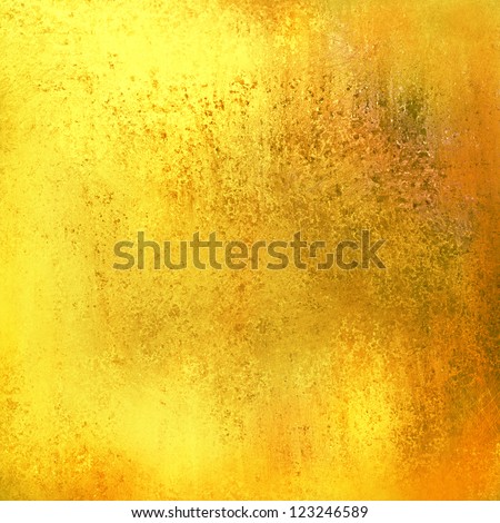 grunge gold background design layout, abstract yellow background warm brown color tone with vintage grunge background texture, bright elegant background, gold luxury patina or bronze or brass colors