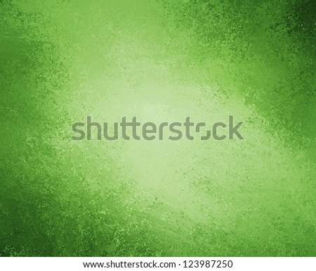 abstract green background dark color corners and white center, cool rich summer or spring color vintage grunge background texture, old distressed green paper or website template background design page