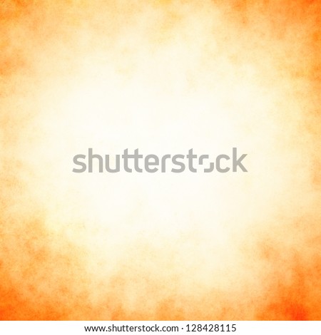 abstract orange background peach color, elegant warm background of vintage grunge background texture white center, pastel beige paper orange border for halloween autumn background design, white center