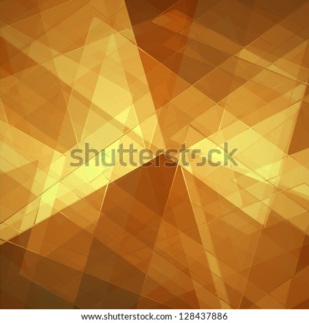 abstract geometric background design shape pattern, futuristic background technology business presentation report cover, angled triangle abstract shape art, glass texture, gold brown background wall