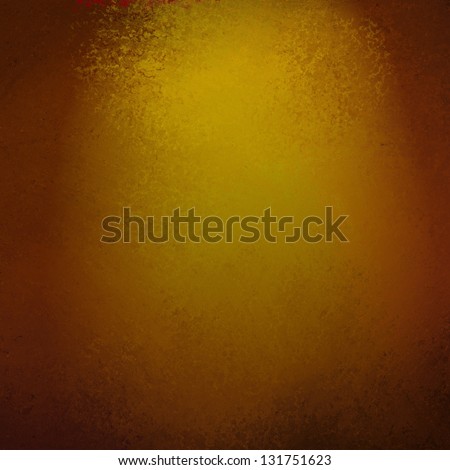 abstract gold background vignette black border, vintage grunge background texture layout design, yellow brown background color, web template background, elegant solid gold paper with muted spotlight