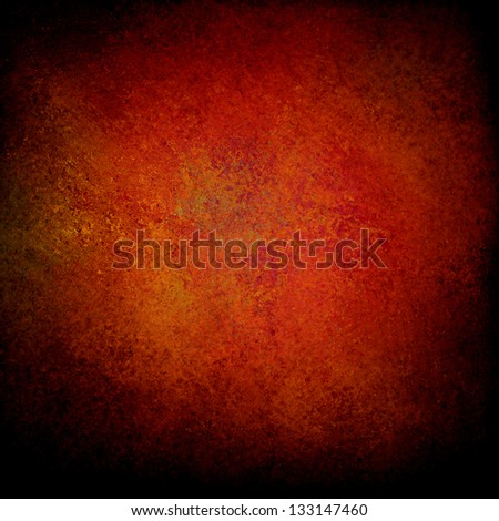 abstract warm background red orange vintage grunge background texture design  elegant painted wall paper, or web background templates, old background autumn fall Thanksgiving rich colors, black border