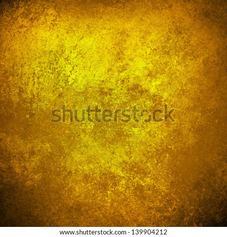 abstract gold background yellow warm colors black corners vintage grunge background texture rough distressed sponge design texture, yellow brochure paper, web template background paper, gold luxury
